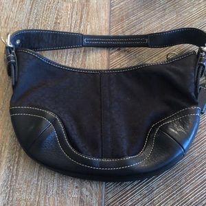 Coach Handbag - Signature “C” & Leather Accent